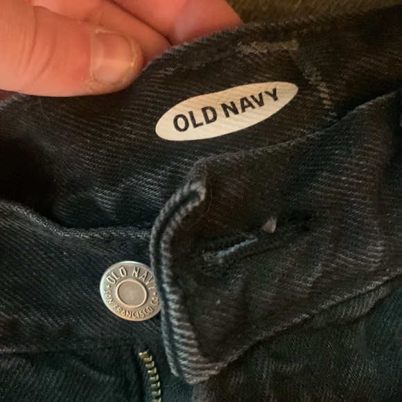 Black denim shorts size 2 - Picture 2 of 4